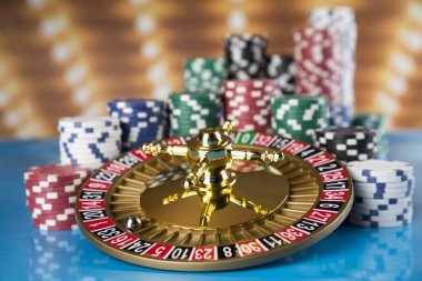 Live dealer studio with multiple camera angles showing blackjack table on magnumslot